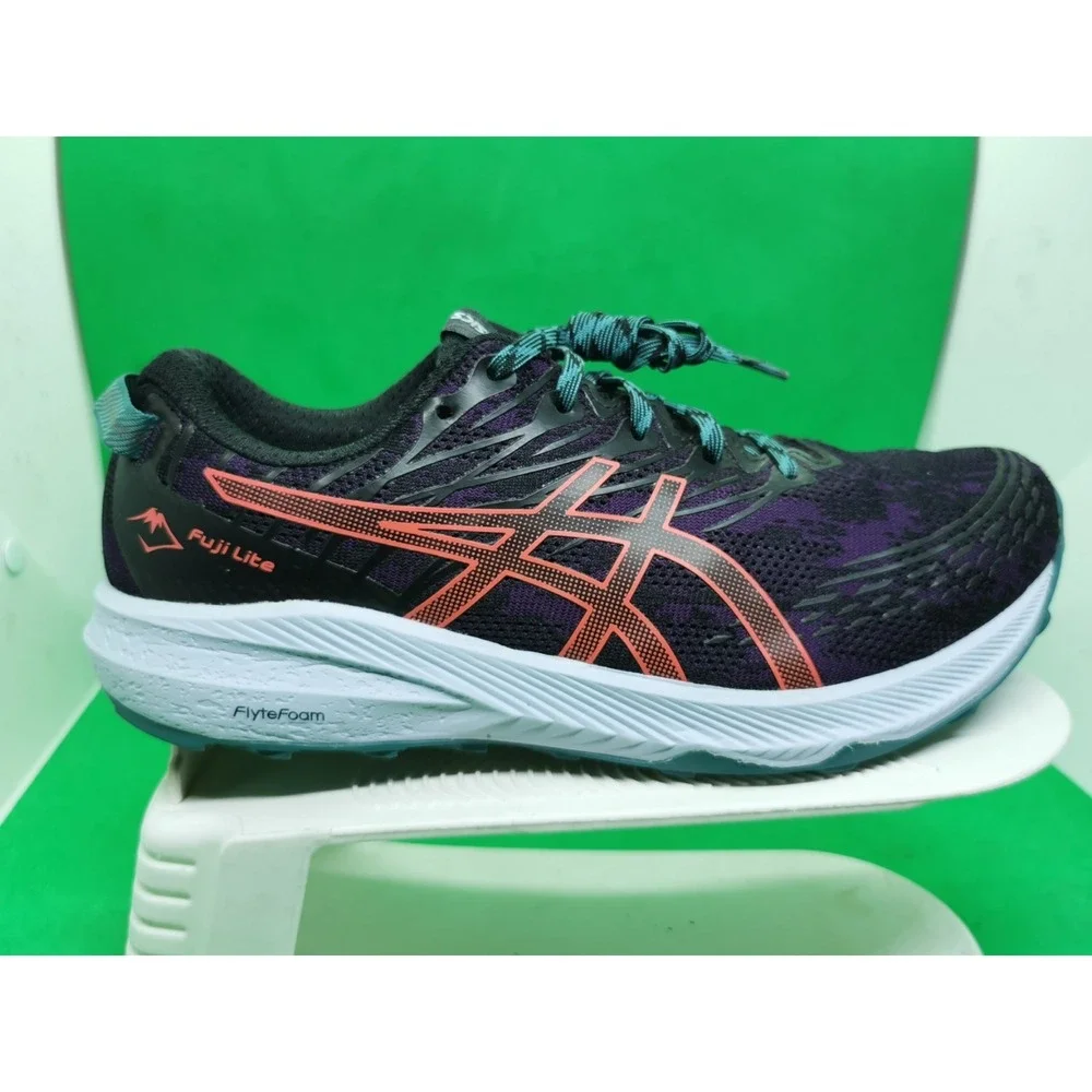 ASICS Fuji Lite 3 Running Shoes Women Size 9.5 Night Shade Trail Sneakers